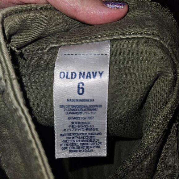 Old Navy The Rockstar Jean Green Skinny Jeans With Zipper Details Womans Size 6 - Picture 7 of 8